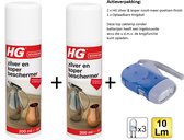 HG zilver en koper beschermer  - 2 stuks + Zaklamp/Knijpkat