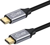 Qost USB C to USB C Kabel - 0,5 Meter - 4K - Space Grey