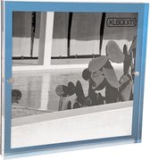 XLBoom Acrylic Magnetic Fotolijst - Acrylic - Transparant Blauw - Fotoformaat 18x18cm