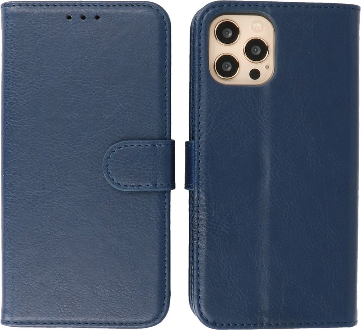 Bestcases Booktype Telefoonhoesje voor iPhone 12 Pro Max Navy