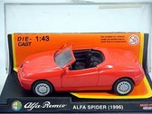 1996 Alfa Romeo Alfa Spider (Rood) (10 cm) 1/43 New-Ray - Modelauto - Schaalmodel - Miniatuurauto - Model auto