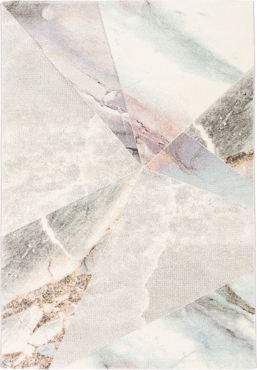 Pergamon Vloerkleed Designer Maui pastel marmer look trend