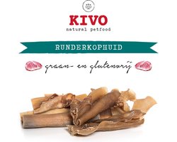 Kivo Petfood Hondensnack Runderkophuid gezaagd 400 gram - Graanvrij en Glutenvrij
