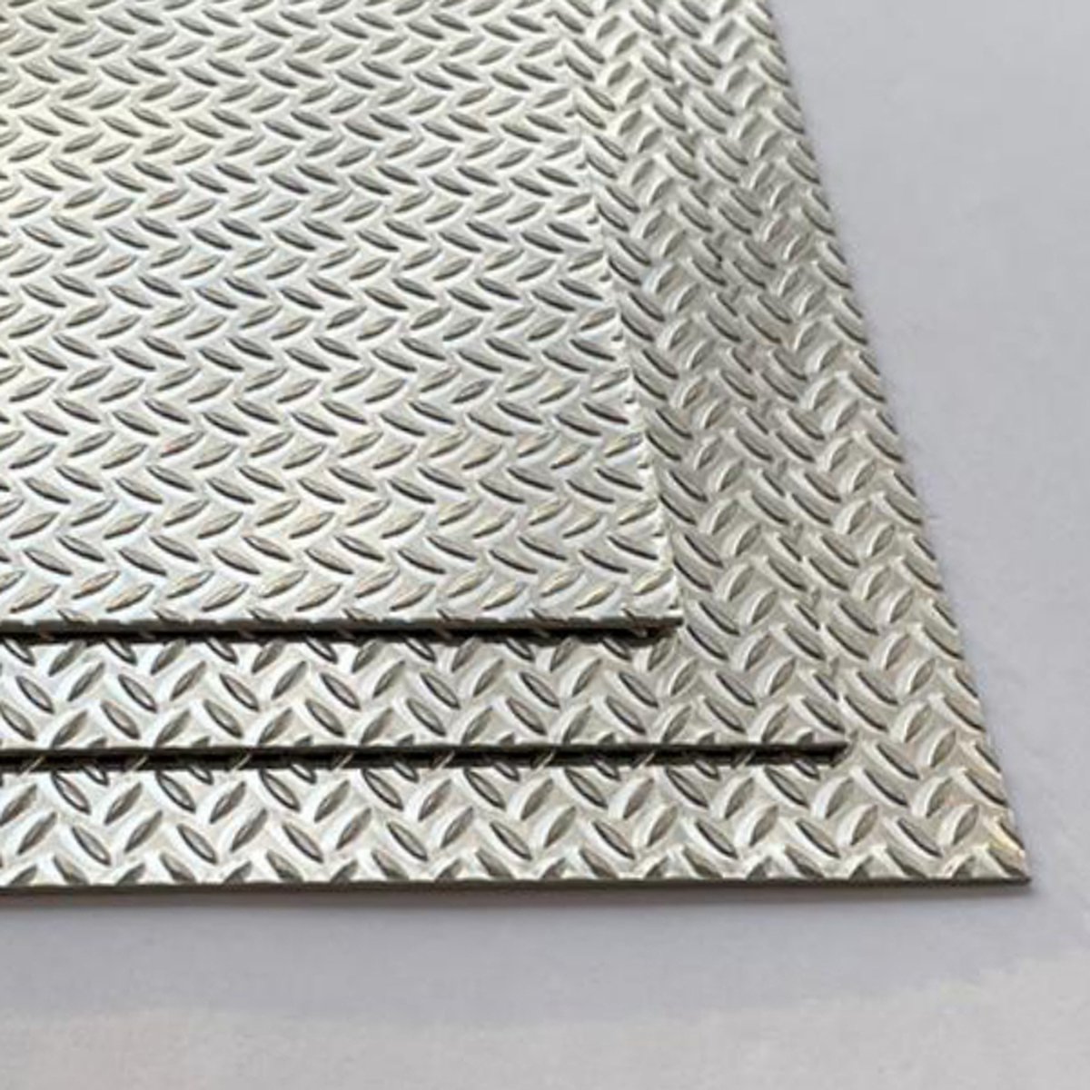 Aluminium Rijstkorrel Plaat - 1,5/2mm, 400x400mm