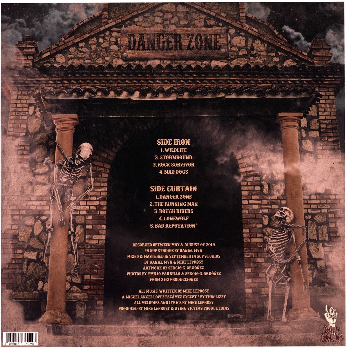 Iron Curtain Danger Zone (LP), Iron Curtain LP (album) Muziek