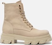 Ann Rocks Veterboots beige - Maat 40