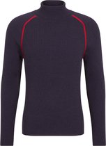 FALKE SK Merinowol Trui Kol Pullover Heren 38364 - Blauw 6414 midnight Heren - M