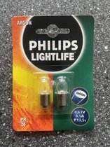 Philips vervangingslampje Pr-20 argon 8,63V 0,5A