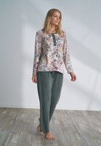 Pijadore - Grote Maten Dames Pyjama Set, Lange Mouwen - 2XL