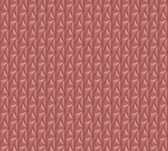 AS Creation Karl Lagerfeld - Lederlook behang - Ontwerp "Kuilted" - roze rood - 1005 x 53 cm
