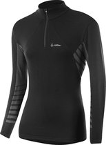 Löffler - Thermoshirt - Midlayer Pace - Dames - Polykatoen - Zwart - M