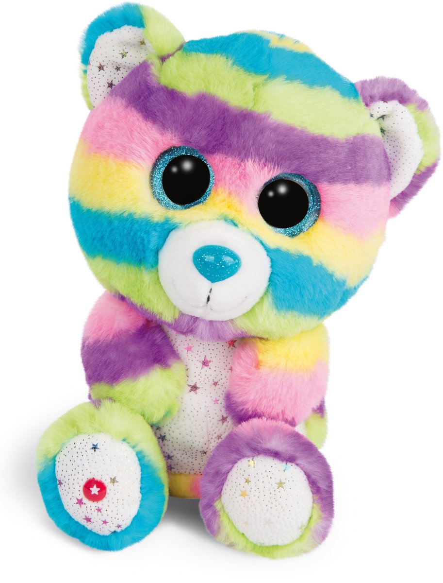 Nici Knuffel Glubschis Beer Junior 25 Cm Pluche Turquoise