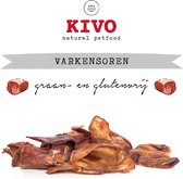 Kivo Petfood Hondensnack Varkensoren 10 stuks - Graanvrij en Glutenvrij