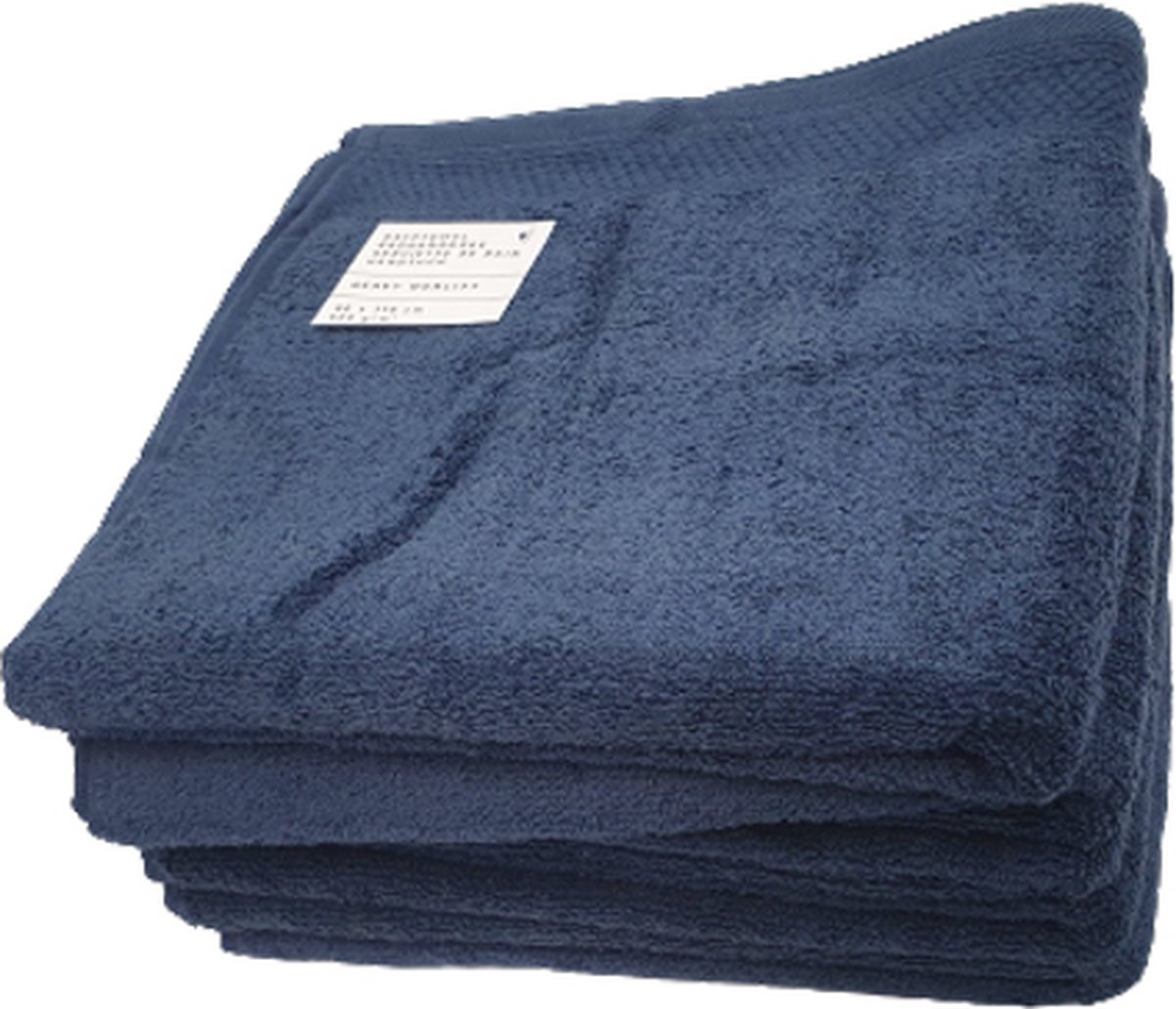5x Handdoek Blauw | 60 x 110 cm | Hotelkwaliteit 550 gr m2