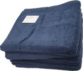 5x Suite Sheets Handdoek Blauw | 60 x 110 cm | Hotelkwaliteit 550 gr m2