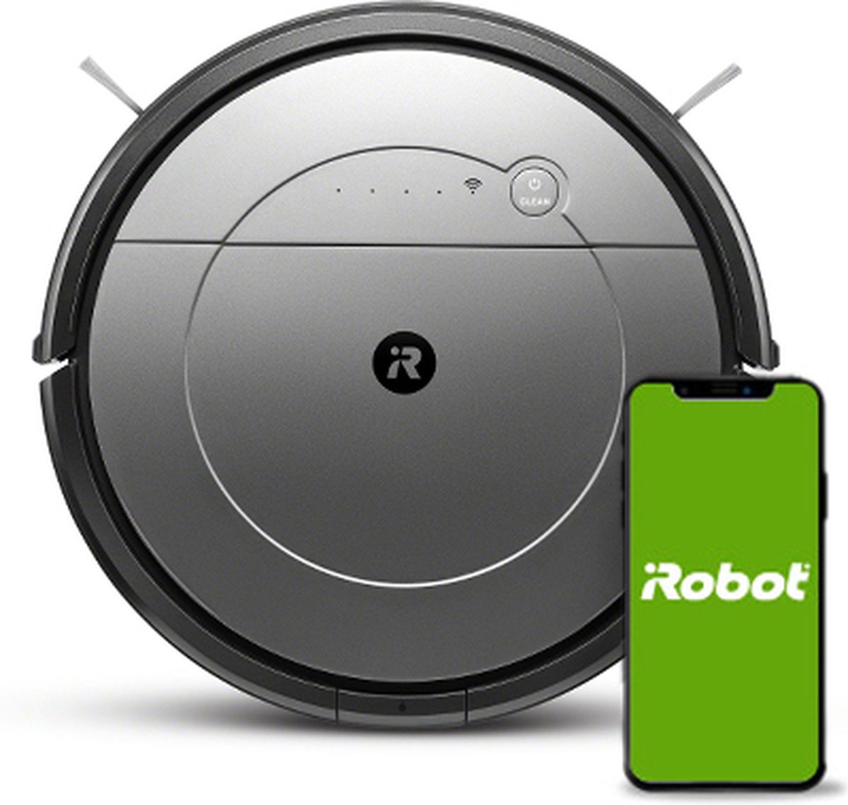 iRobot Roomba Combo robot aspirateur 0,45 L Sac à poussière Noir, Gris |  bol.com