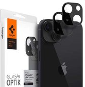 Geschikt voor Spigen Camera Lens Glass Protector iPhone 13 / 13 Mini - Zwart