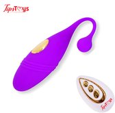TipsToys Vibrators Vibrerend Ei met Afstandsbediening - Dildo Sex Toys voor Vrouwen - Gspot Clitoris Stimulatie Paars
