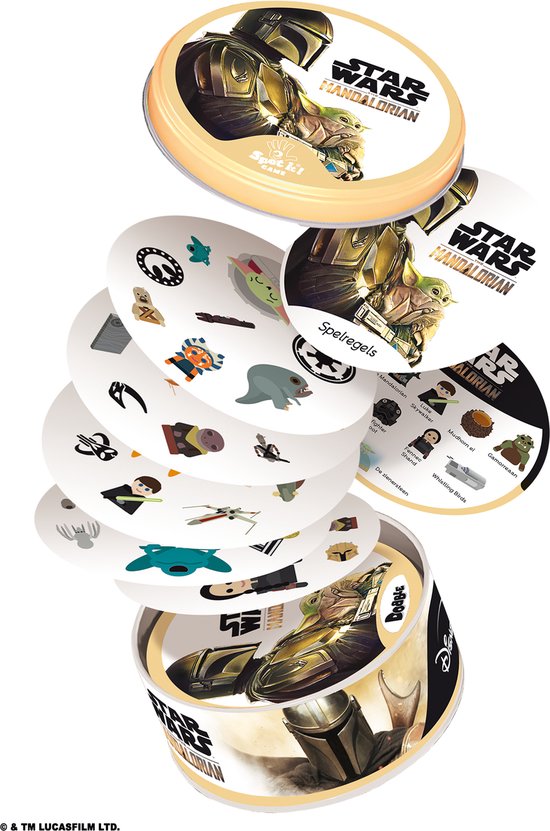 Dobble Star Wars The Mandalorian - Kaartspel