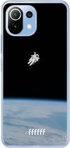 6F hoesje - geschikt voor Xiaomi Mi 11 Lite -  Transparant TPU Case - Spacewalk #ffffff