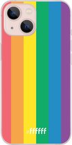 6F hoesje - geschikt voor iPhone 13 - Transparant TPU Case - #LGBT #ffffff