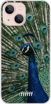 6F hoesje - geschikt voor iPhone 13 - Transparant TPU Case - Peacock #ffffff