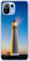 6F hoesje - geschikt voor Xiaomi Mi 11 Lite -  Transparant TPU Case - Lighthouse #ffffff