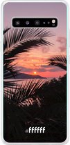 6F hoesje - geschikt voor Samsung Galaxy S10 5G -  Transparant TPU Case - Pretty Sunset #ffffff