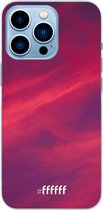 6F hoesje - geschikt voor iPhone 13 Pro Max - Transparant TPU Case - Red Skyline #ffffff