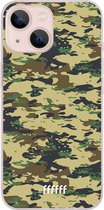 6F hoesje - geschikt voor iPhone 13 Mini -  Transparant TPU Case - Desert Camouflage #ffffff