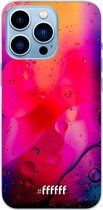 6F hoesje - geschikt voor iPhone 13 Pro Max - Transparant TPU Case - Colour Bokeh #ffffff