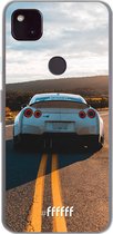 6F hoesje - geschikt voor Google Pixel 4a 5G -  Transparant TPU Case - Silver Sports Car #ffffff