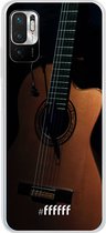 6F hoesje - geschikt voor Xiaomi Redmi Note 10 5G -  Transparant TPU Case - Guitar #ffffff