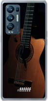 6F hoesje - geschikt voor OPPO Find X3 Neo -  Transparant TPU Case - Guitar #ffffff