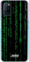 6F hoesje - geschikt voor OPPO A92 -  Transparant TPU Case - Hacking The Matrix #ffffff