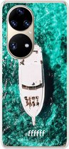6F hoesje - geschikt voor Huawei P50 Pro -  Transparant TPU Case - Yacht Life #ffffff