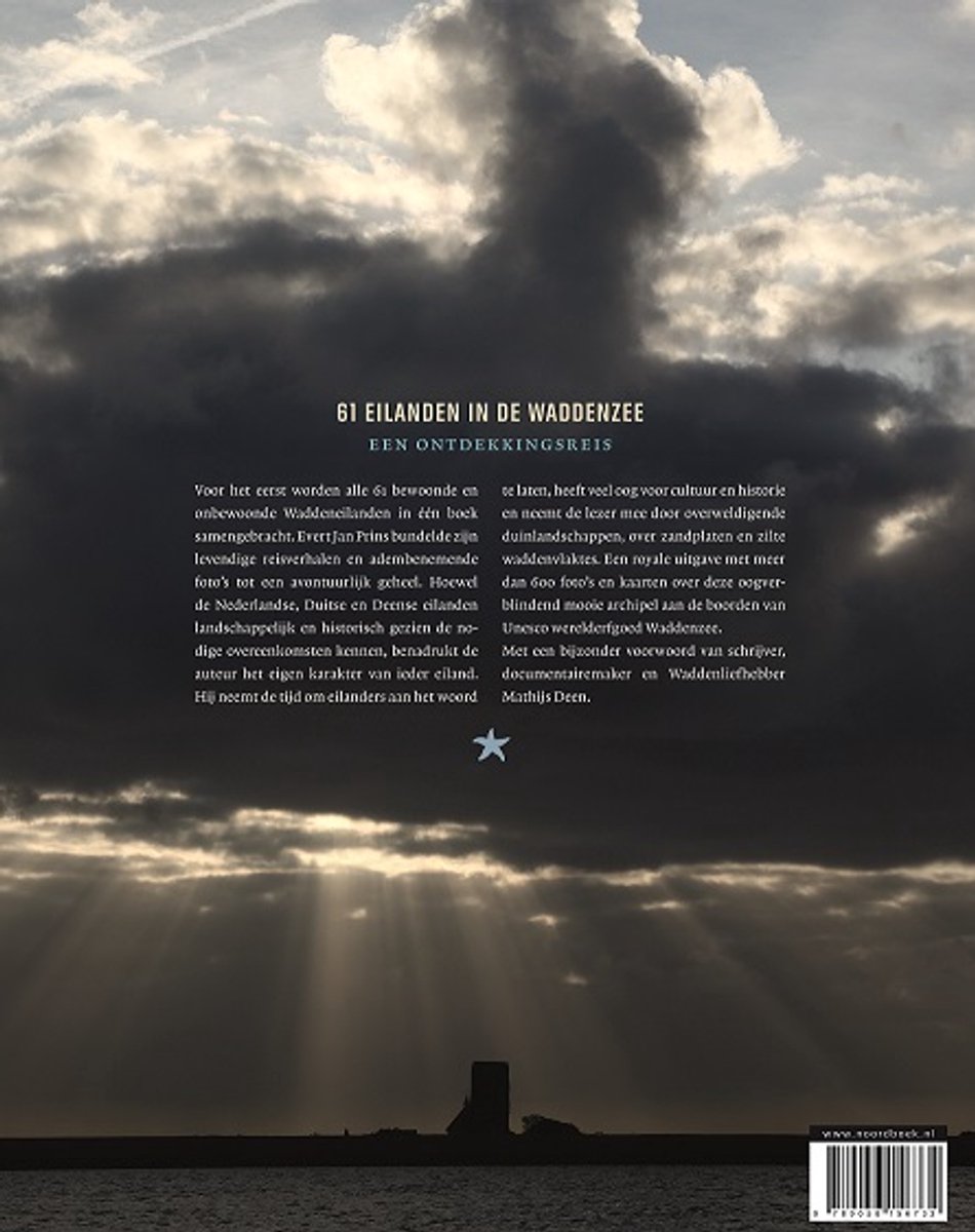 61 eilanden in de Waddenzee - back cover