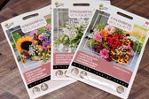 Assortiment Bloemzaden / Snijbloemen - 3 Zakjes Zaad - Ca. 3000 Zaden - Creëer Zelf Een Schitterend Bloemenboeket Voor De Vaas Uit Eigen Tuin