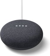 Google Nest Mini Smart Speaker Google Home Zwart Google Assistant - Wifi - Led - Stekker