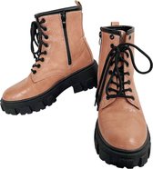 Boots - Zalm Roze - Plateau Zool - Maat 42