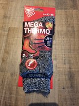 5 Paar Mega Thermo Sokken - 43-46 - Naadloos- Huissokken - Werksokken - Unisex - Thermo - 3 kleuren