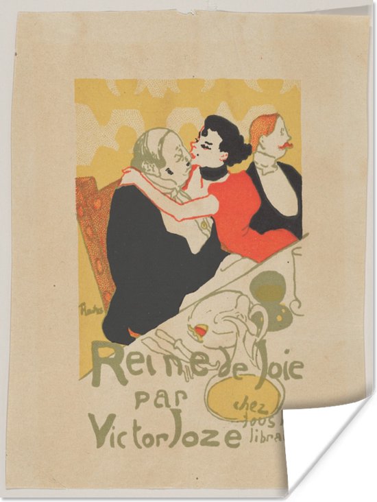 Poster Queen of Joy - Schilderij van Henri de Toulouse-Lautrec - 60x80 cm