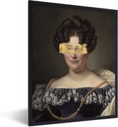 Cadre photo avec affiche - Johanna Henriëtte Engelen - Dubois Drahonet - Or - 60x80 cm - Cadre pour affiche
