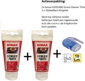 SONAX Grove Cleaner 75ml - 2stuks + Zaklamp/Knijpkat