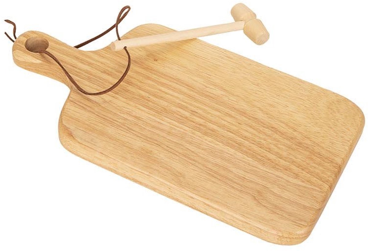 Chocolate Board With Hammer Wood29x15xh2cm