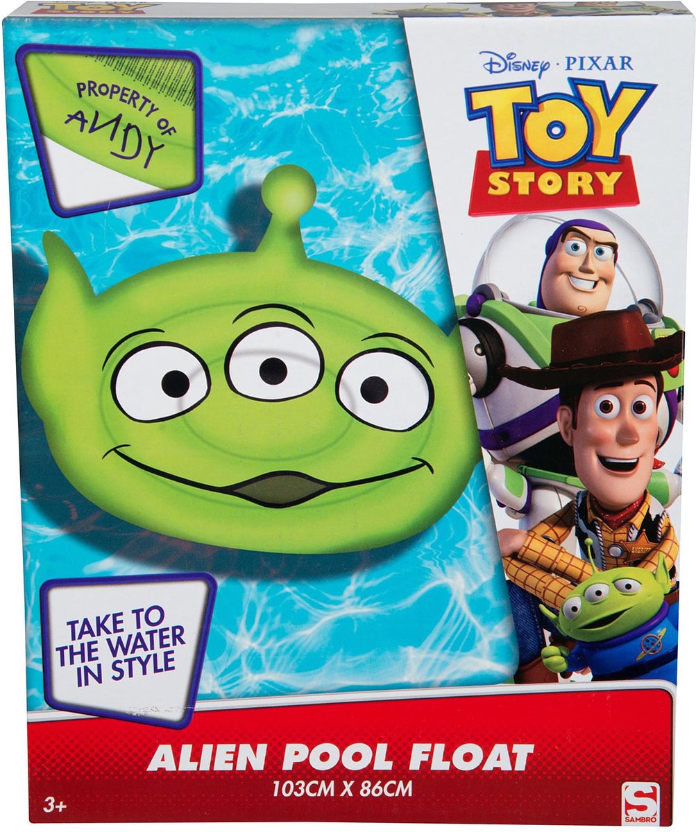 Toy Story Luchtbed 103 x 86 cm Alien