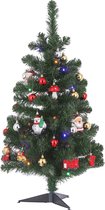 Sapin de Noël Artificiel Black Box Trees Joy avec 26 Ornements et Siècle des Lumières LED - H90 cm - Vert