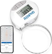 RENPHO - Slimme Fitness lichaamsomtrek meetlint- Bluetooth meetlint voor het meten van de lichaamsomtrek