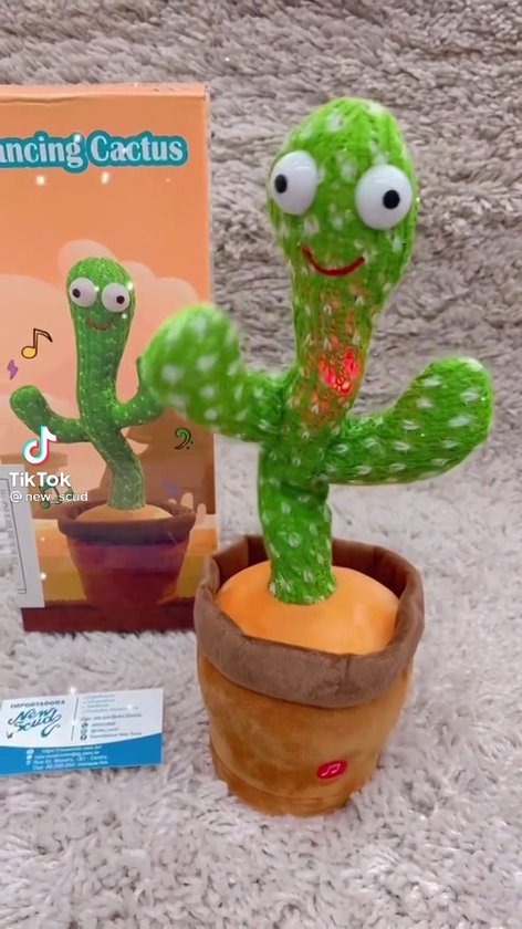Plons gerucht Aanleg DancingCactus™ - Dansende Cactus Speelgoed - Interactieve Pratende Knuffel  - Tiktok -... | bol.com