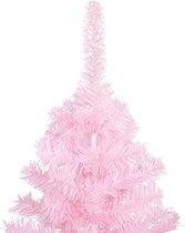 Huis en Tuin Depot Kunstkerstboom Met Standaard 180 Cm Pvc Roze